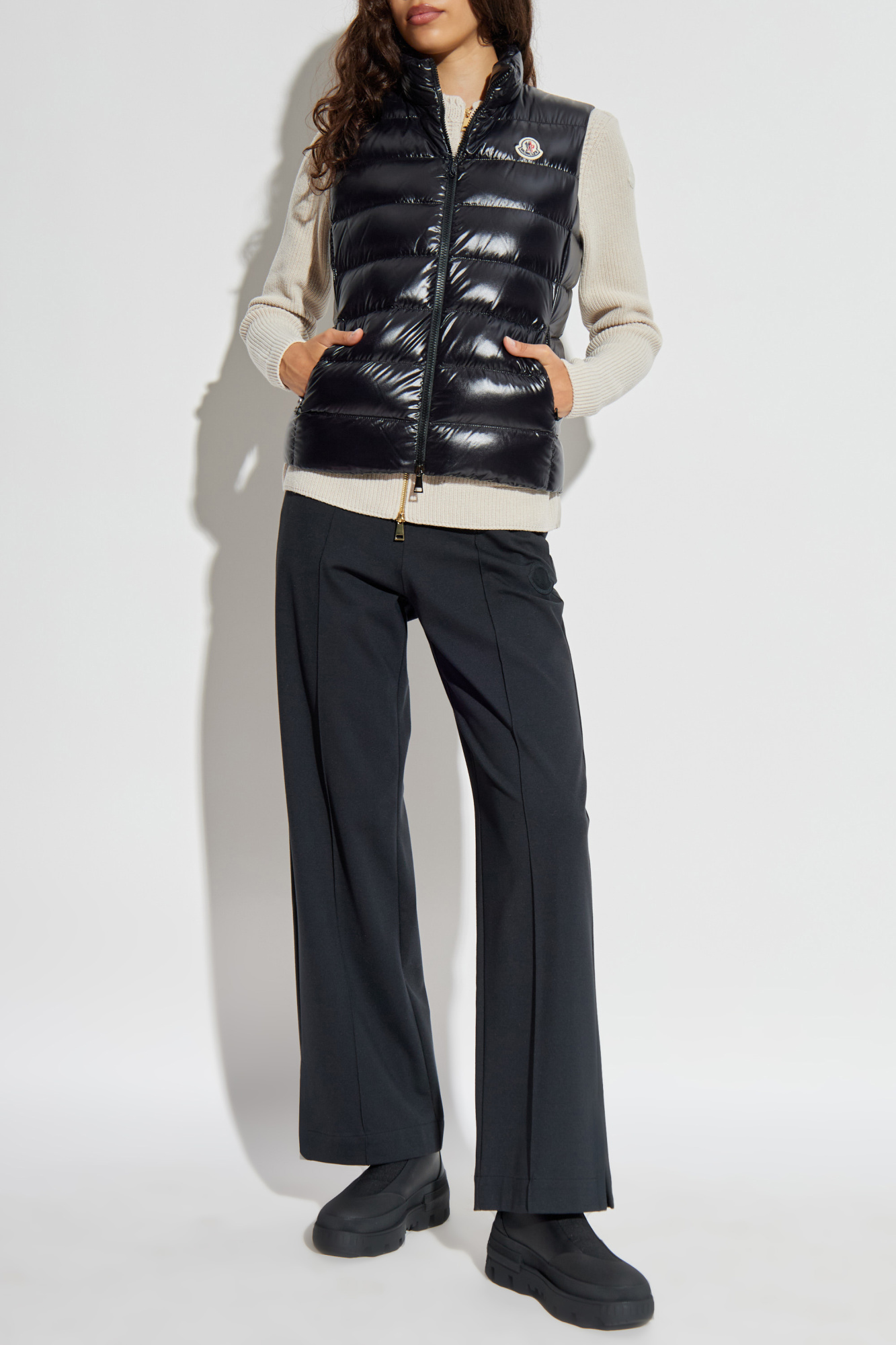 Black Down vest 